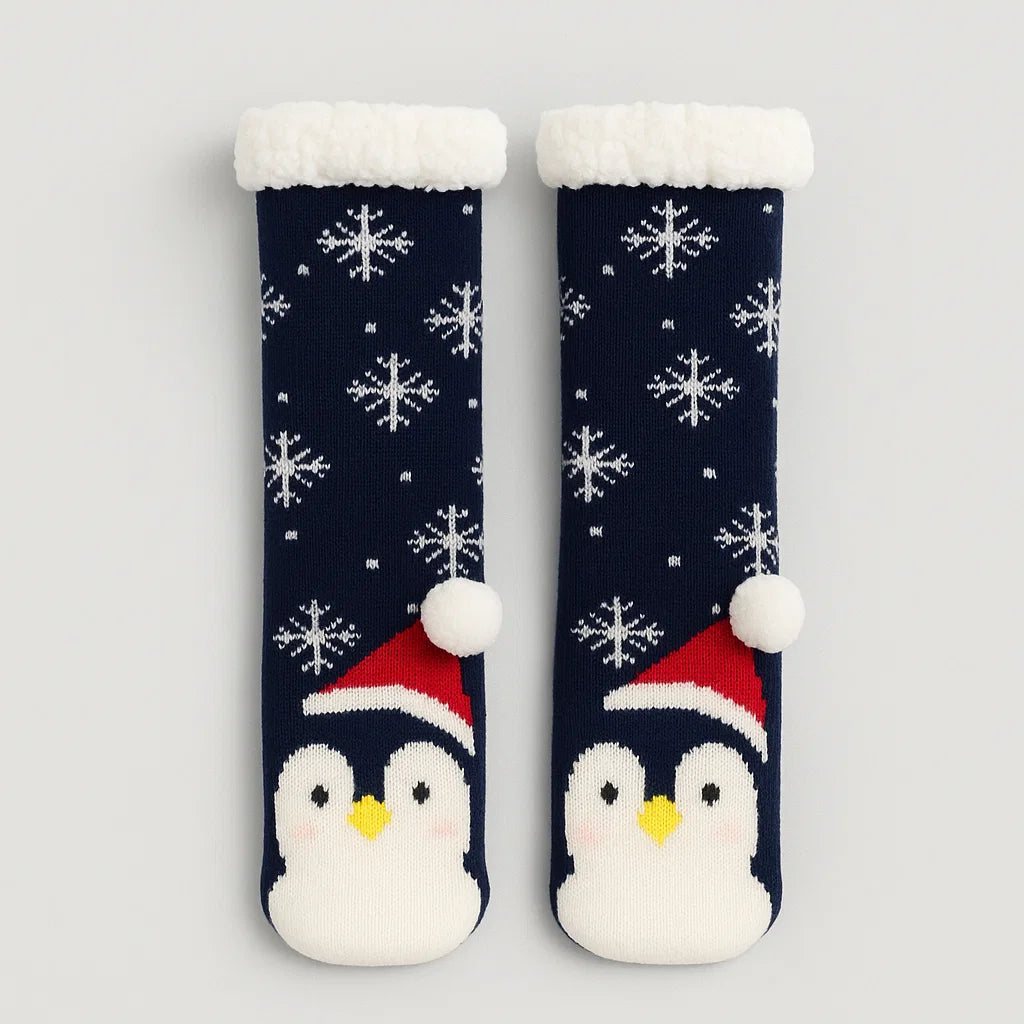 Winter Penguin Socks