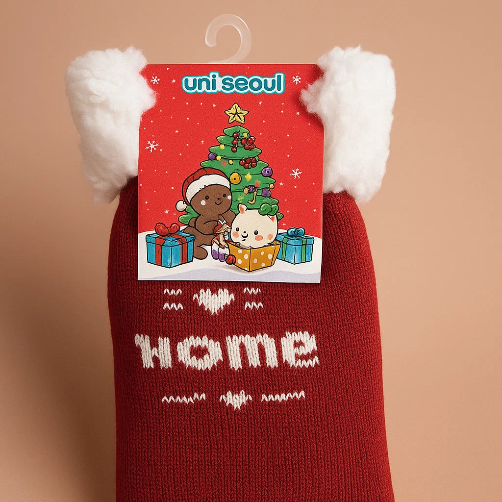 Santa Bear Socks