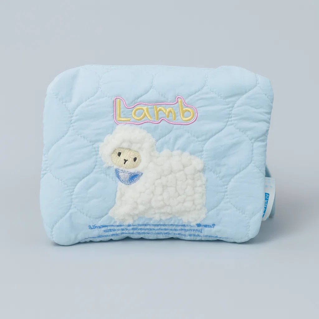 Lamb Makeup/ Utility Bag Blue