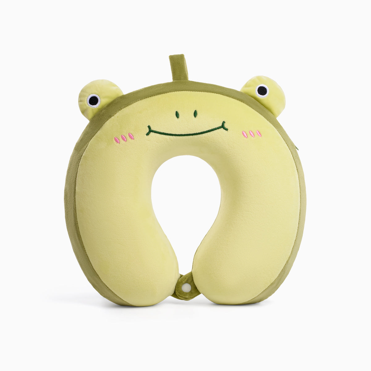 Peppy Frog U Pillow- Green