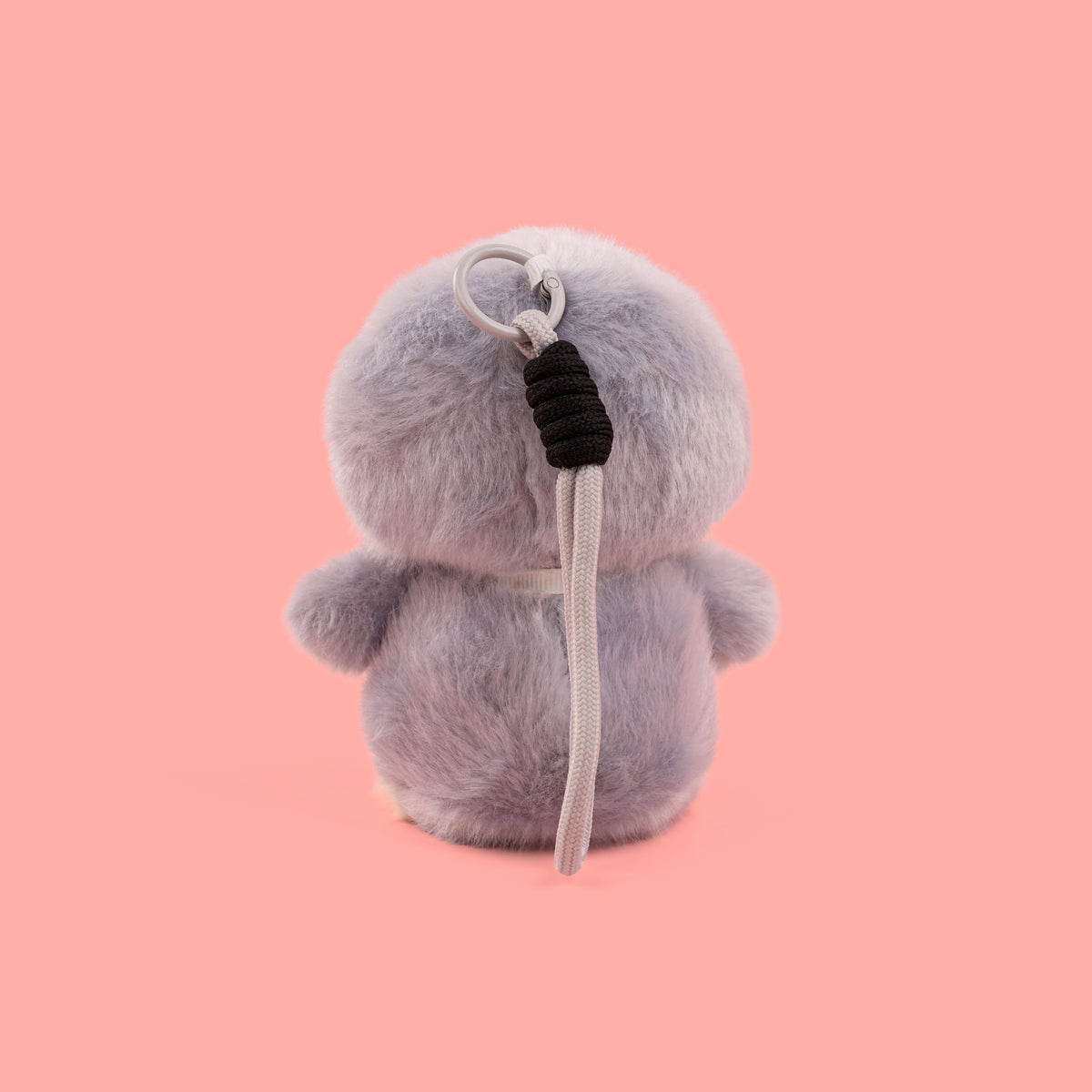 Puddle Penguin Plushie Keyring- Grey