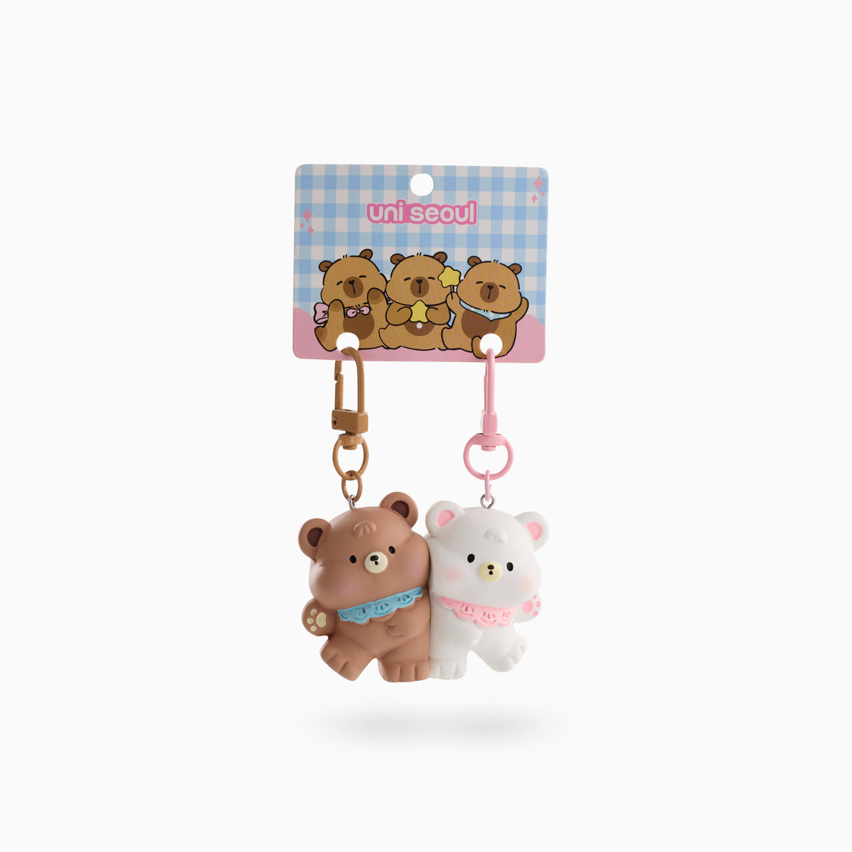 Bear Hug Pals Resin Keyring