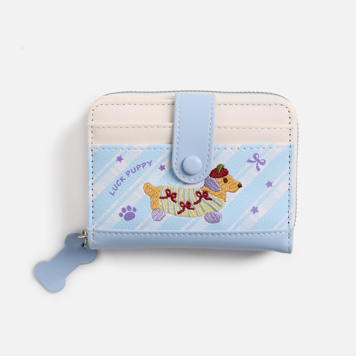 Puppy Blue Wallet