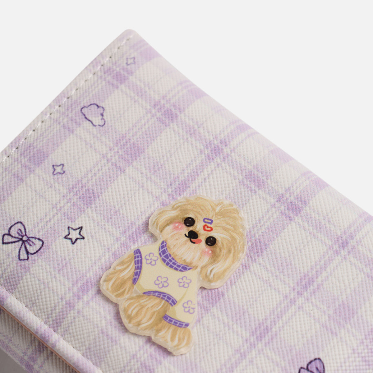Sweet Lilac Pup Wallet