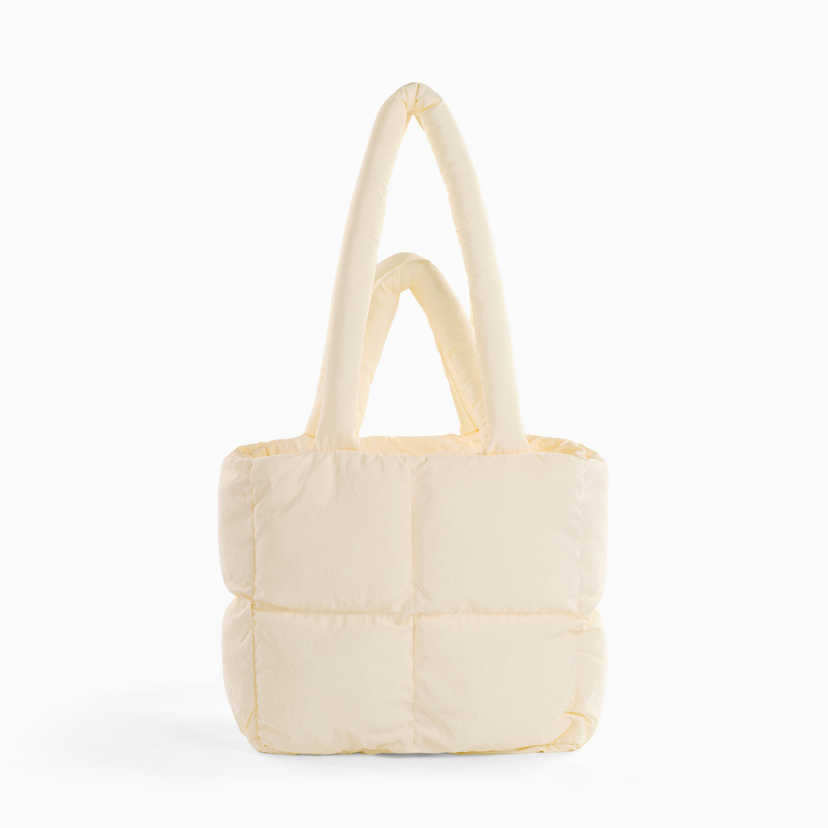 Puffed Tote Bag Beige