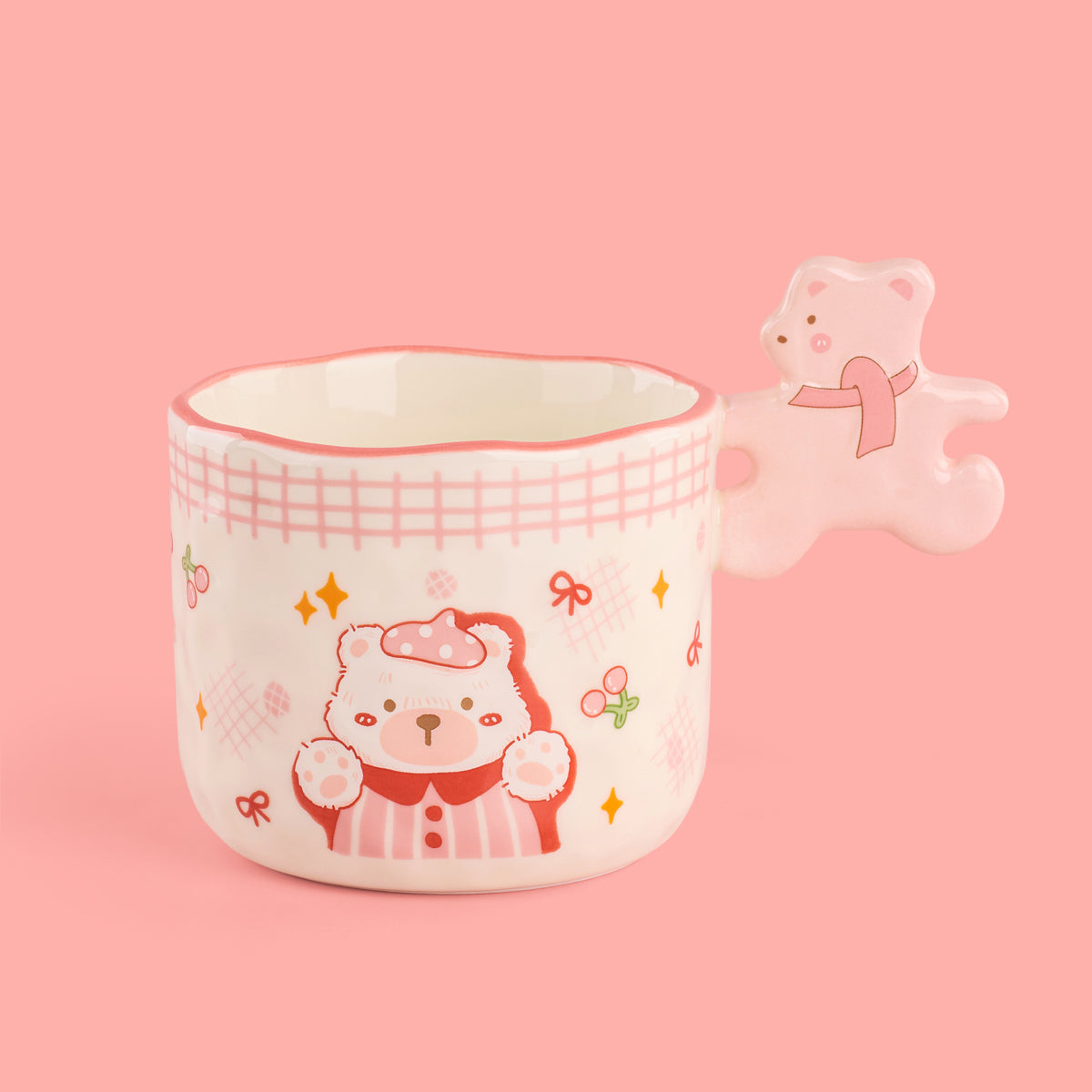 Ribbon Teddy Mug