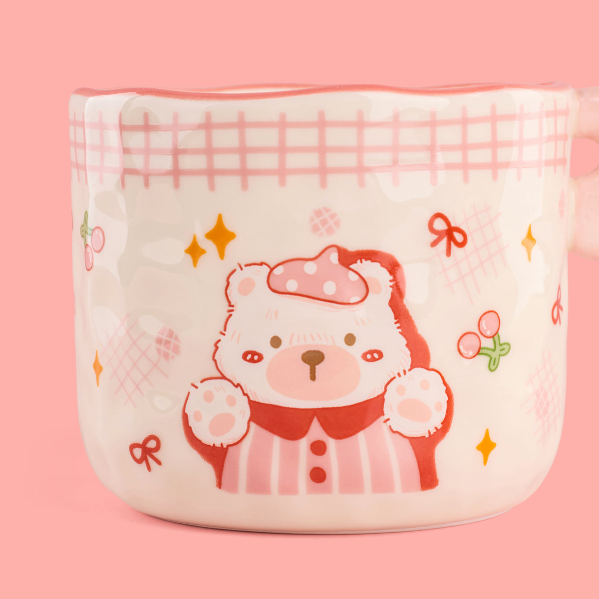 Ribbon Teddy Mug