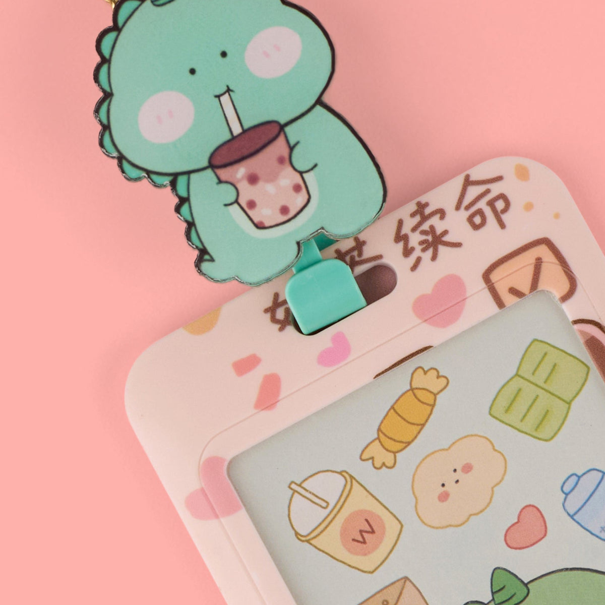 Boba Holiday Dino - ID Tag