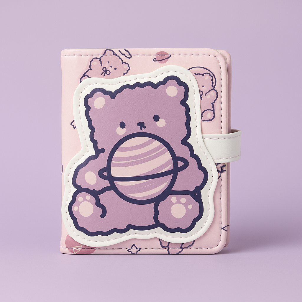 Planet Bunny Purple Wallet