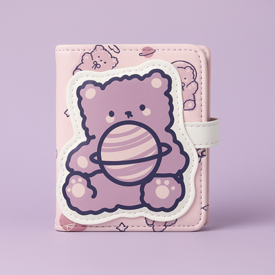 Planet Bunny Purple Wallet