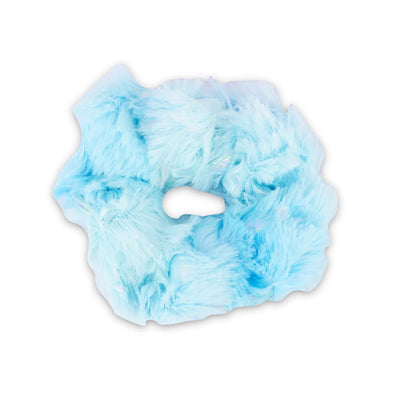 Korean Style Furry Hair Scrunchie - White