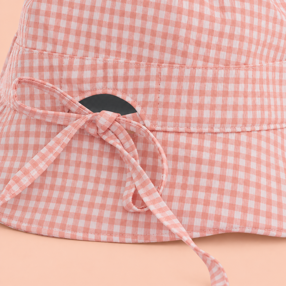 Gingham Bucket Hat - Pink