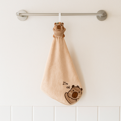 Capybara Plush Hand Towel
