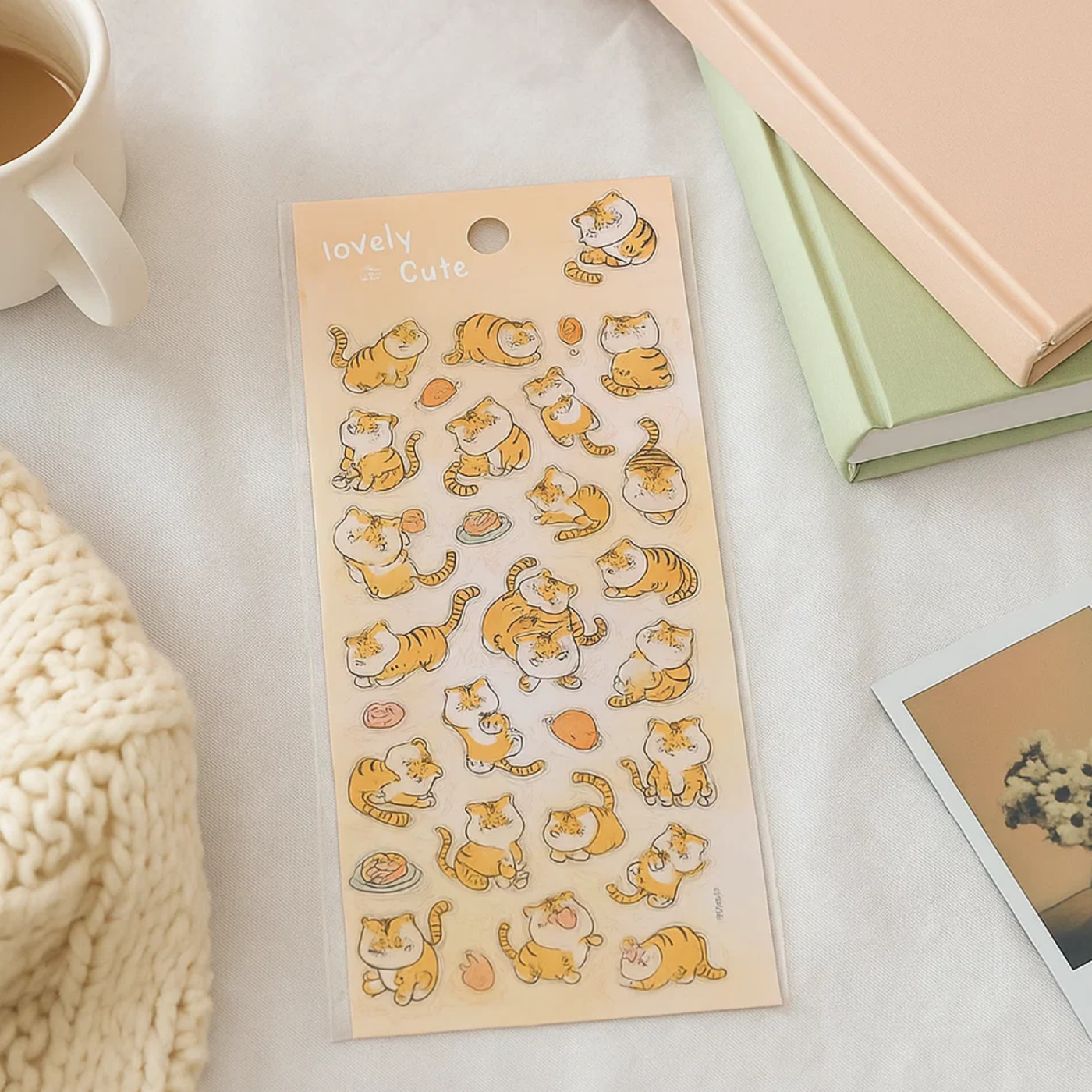 Lovely Sticker Sheet - Tiger