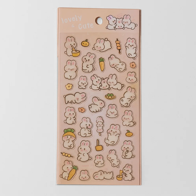 Lovely Sticker Sheet - Bunny