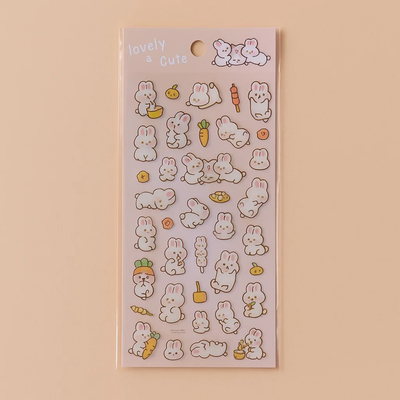 Lovely Sticker Sheet - Bunny