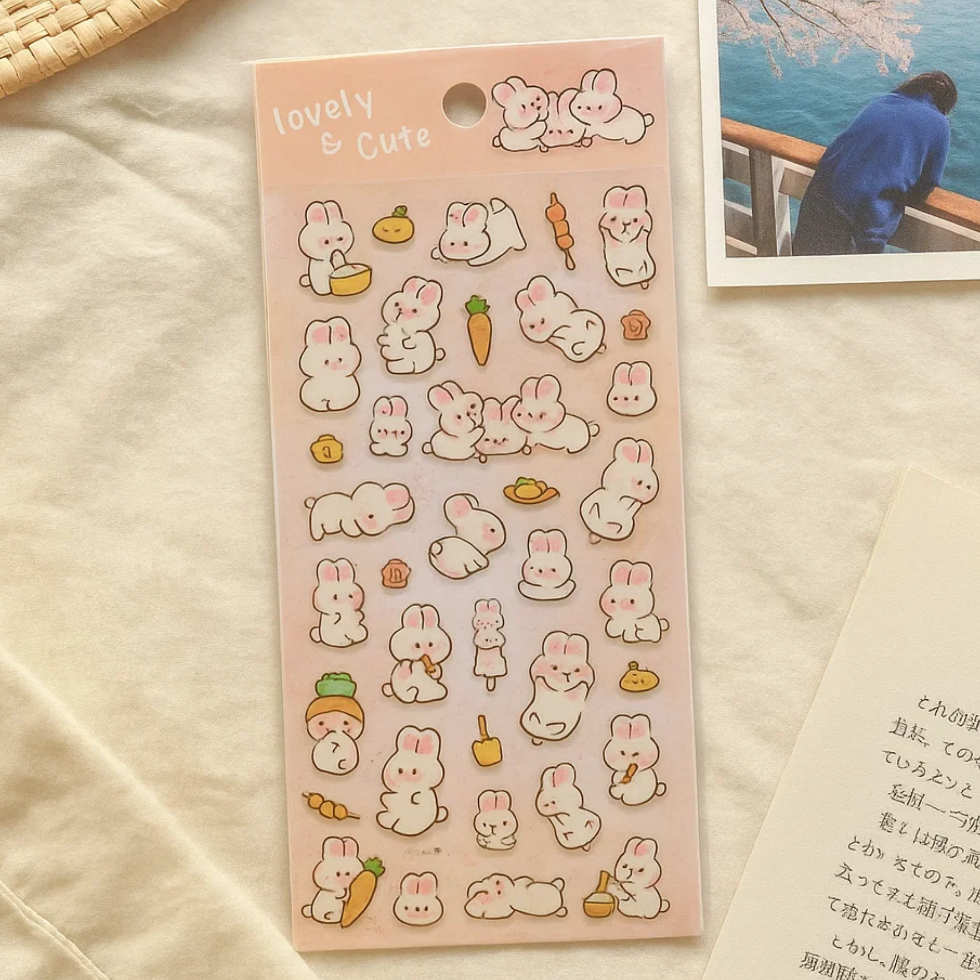 Lovely Sticker Sheet - Bunny