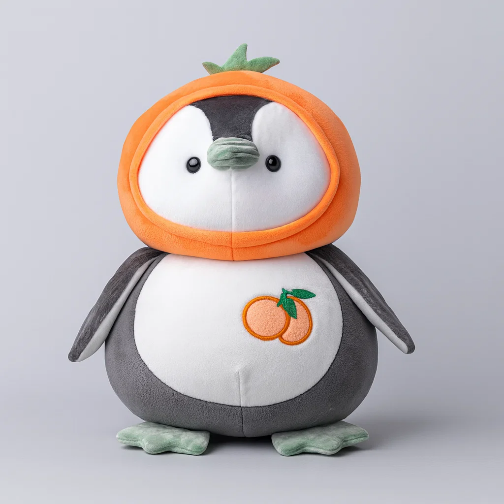 Cute Penguin Plush Toy Orange - Large