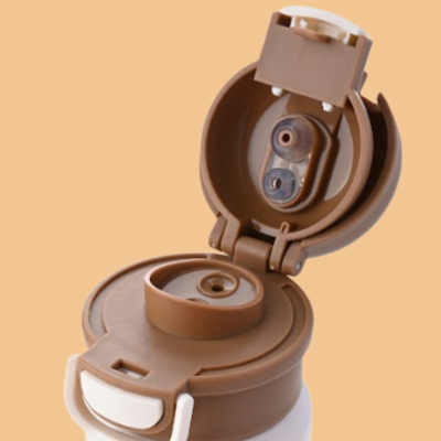 Brown Happy Puppy Stainless Steel Tumbler