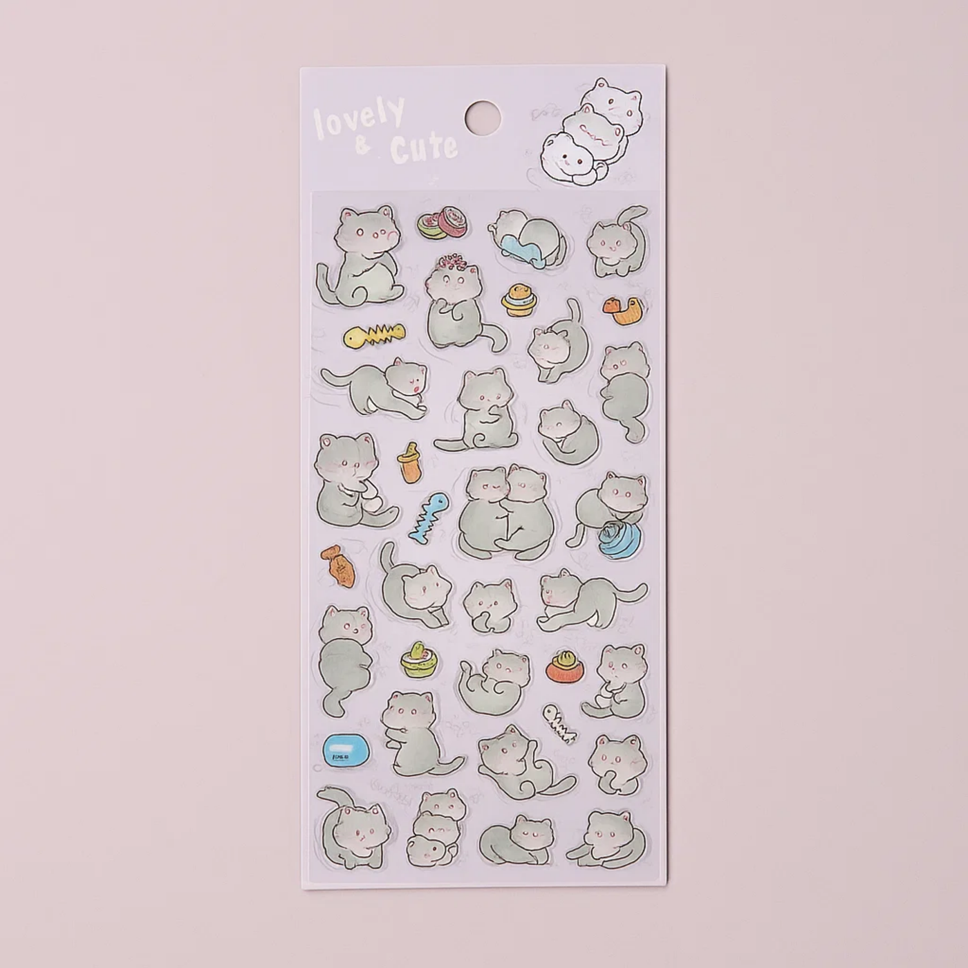 Lovely Sticker Sheet - Cat