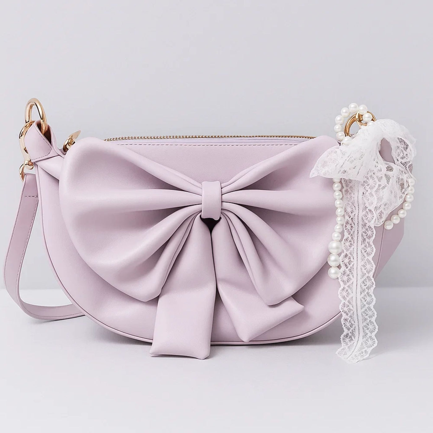 Round Bow Sling Bag