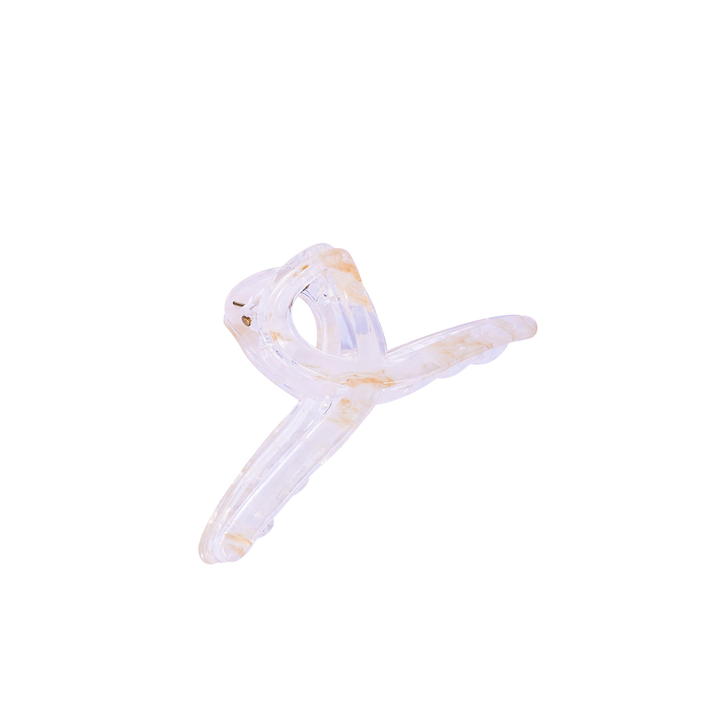 Korean Big Loop Hair Clutcher - Orange