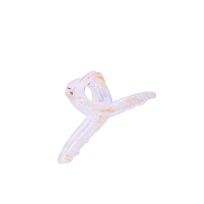 Korean Big Loop Hair Clutcher - Orange