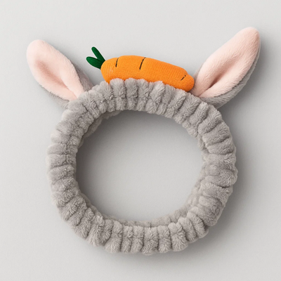 Carrot Skincare Headband Grey Soft