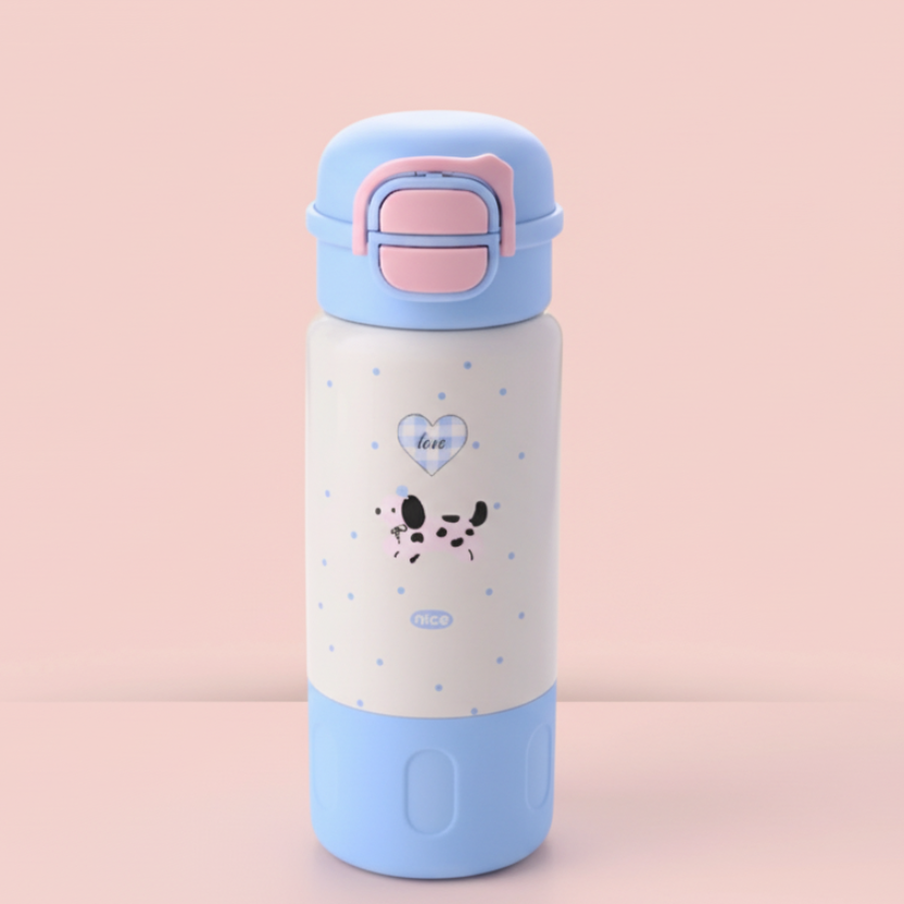Love Dog blue stainless steel tumbler