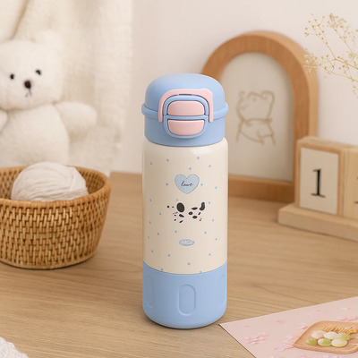 Blue Love Dog Stainless Steel Tumbler