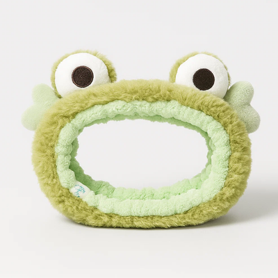 Frog Skincare Headband Green Soft