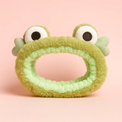 Frog Skincare Headband Green Soft