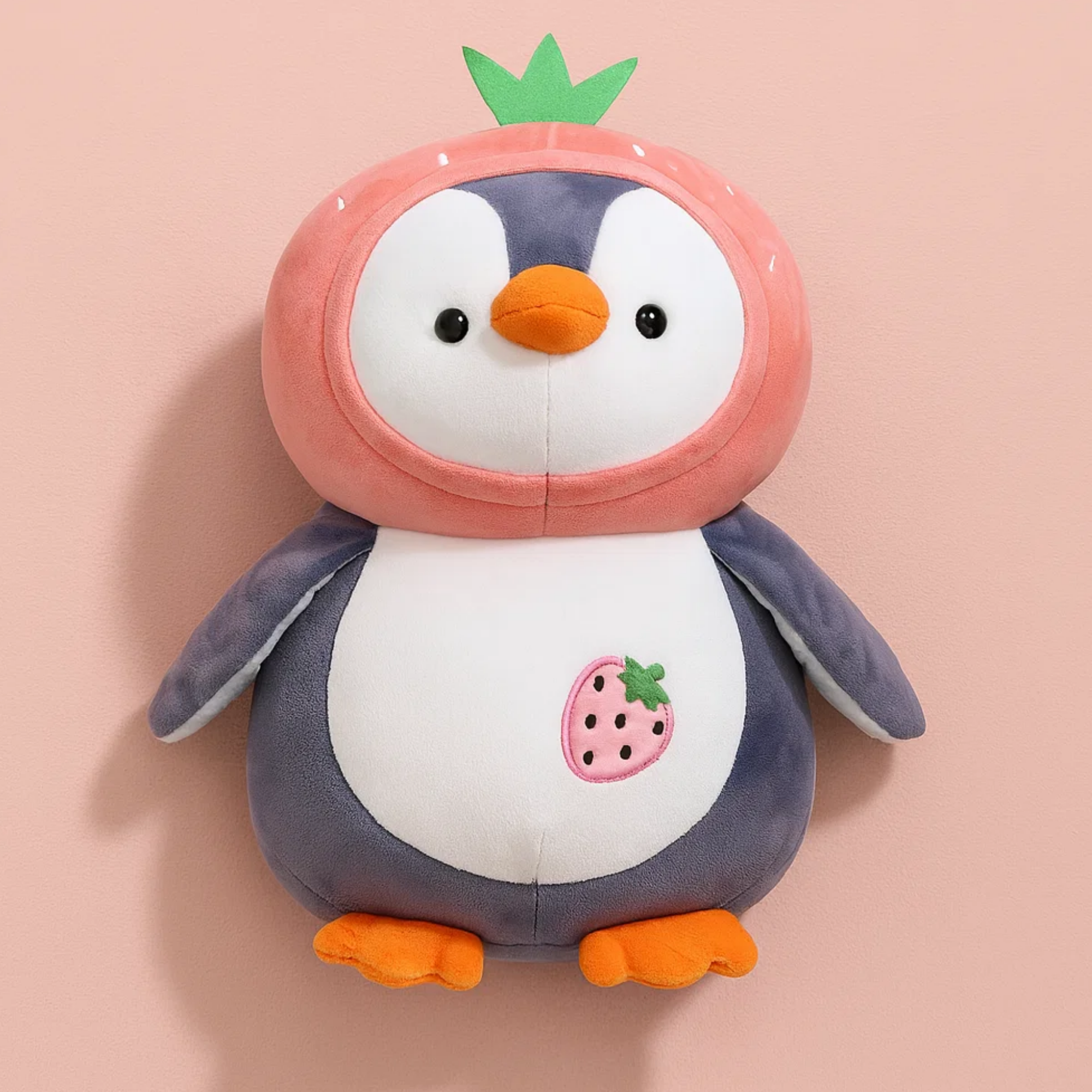Cute Penguin Plush Toy Pink - Large