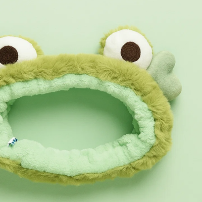 Frog Skincare Headband Green Soft