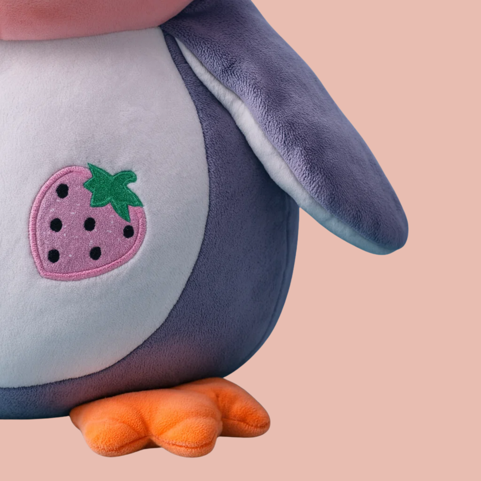 Cute Penguin Plush Toy Pink - Large