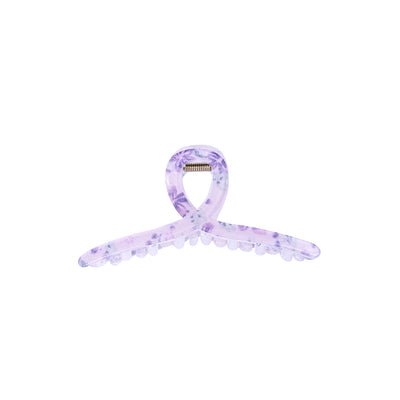 Korean Big Loop Hair Clutcher - Purple