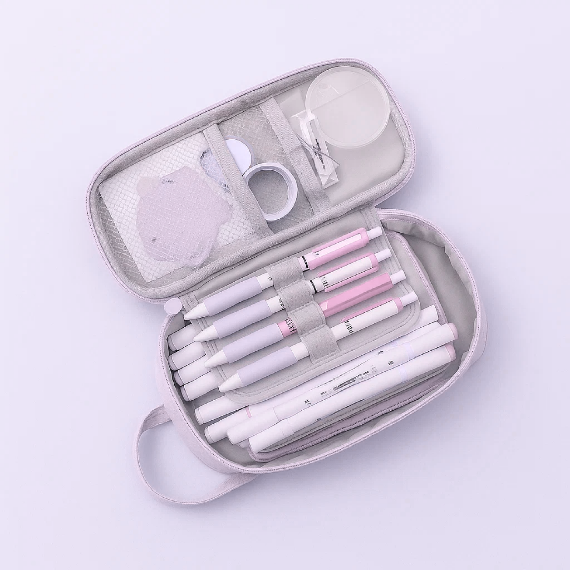 Panda Pencil Pouch - Purple