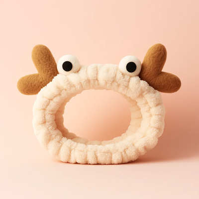 Crab Skincare Headband Brown