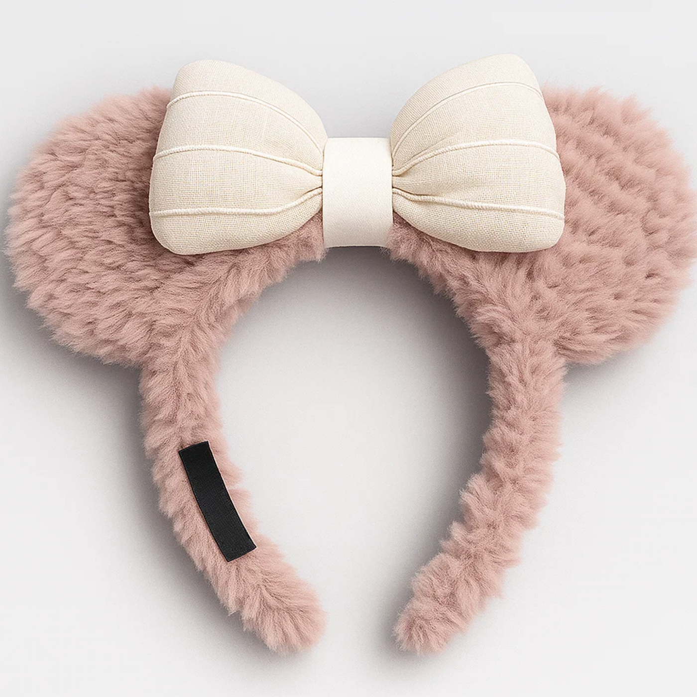 Mickey Ears With Bow Skincare Headband Pink Hard