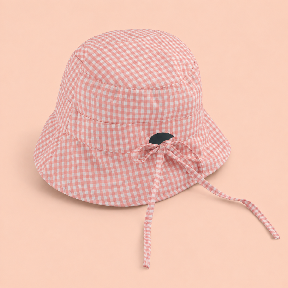 Gingham Bucket Hat - Pink
