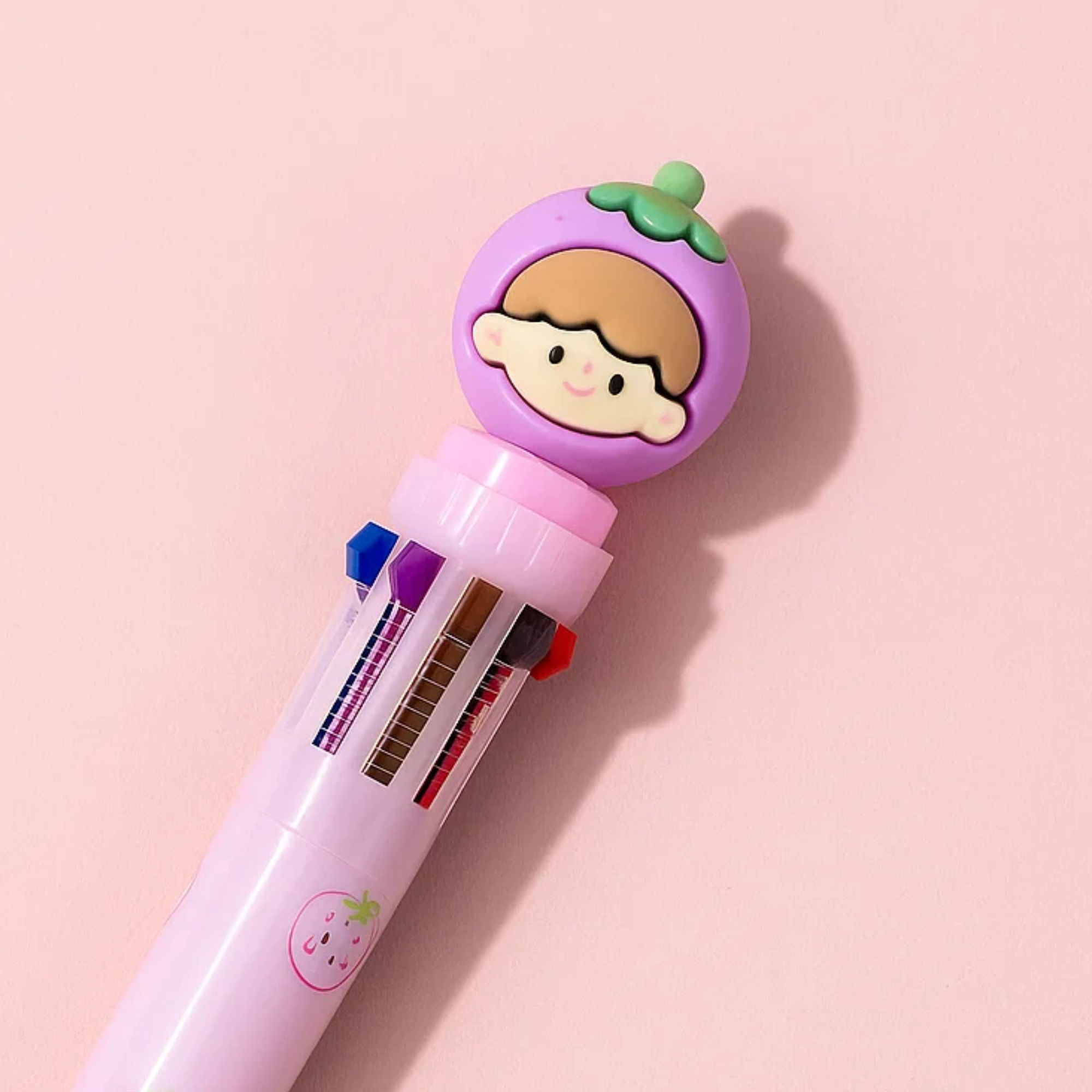 8 Color Ball Pen - Berry