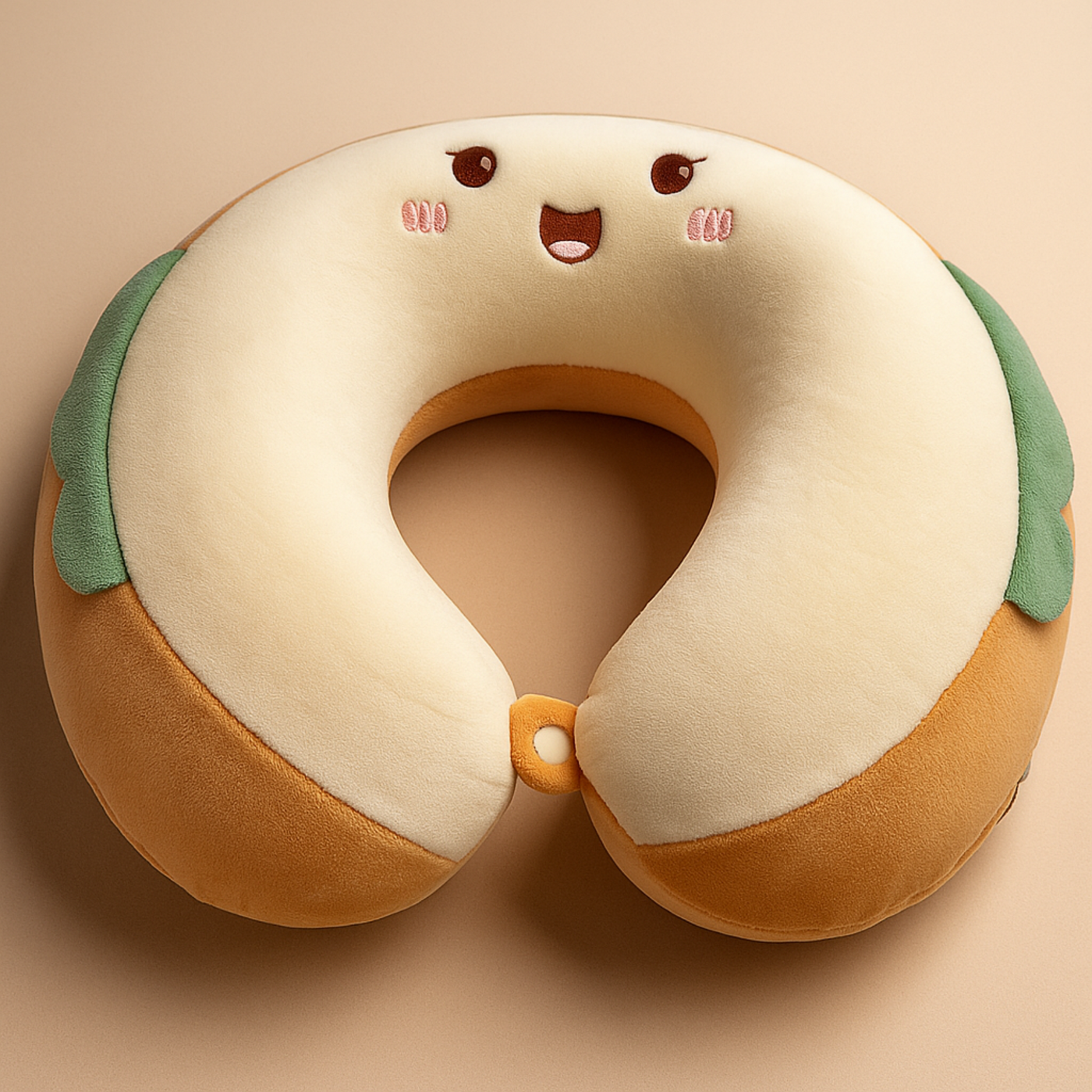 White Toastie Neck Pillow