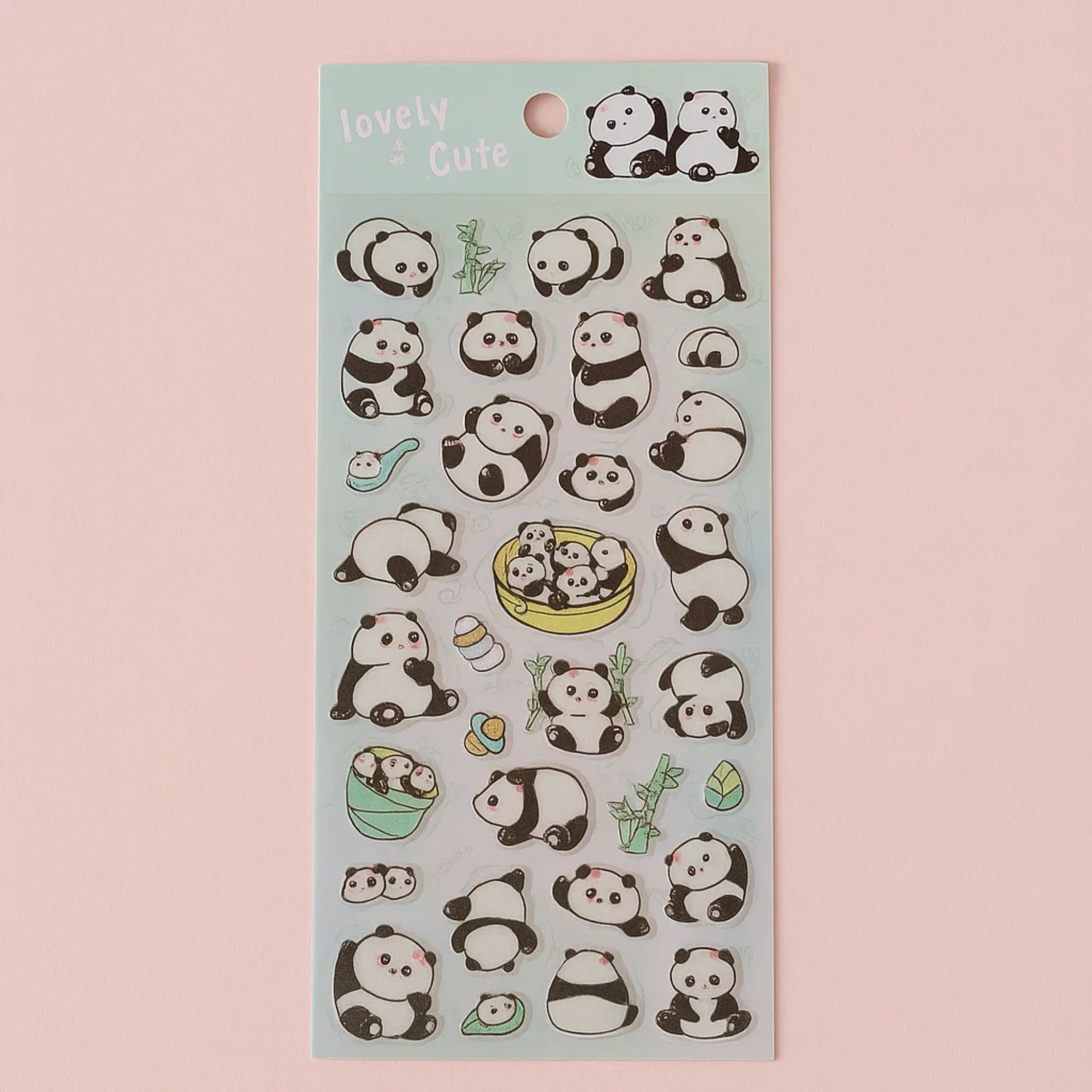 Lovely Sticker Sheet - Panda
