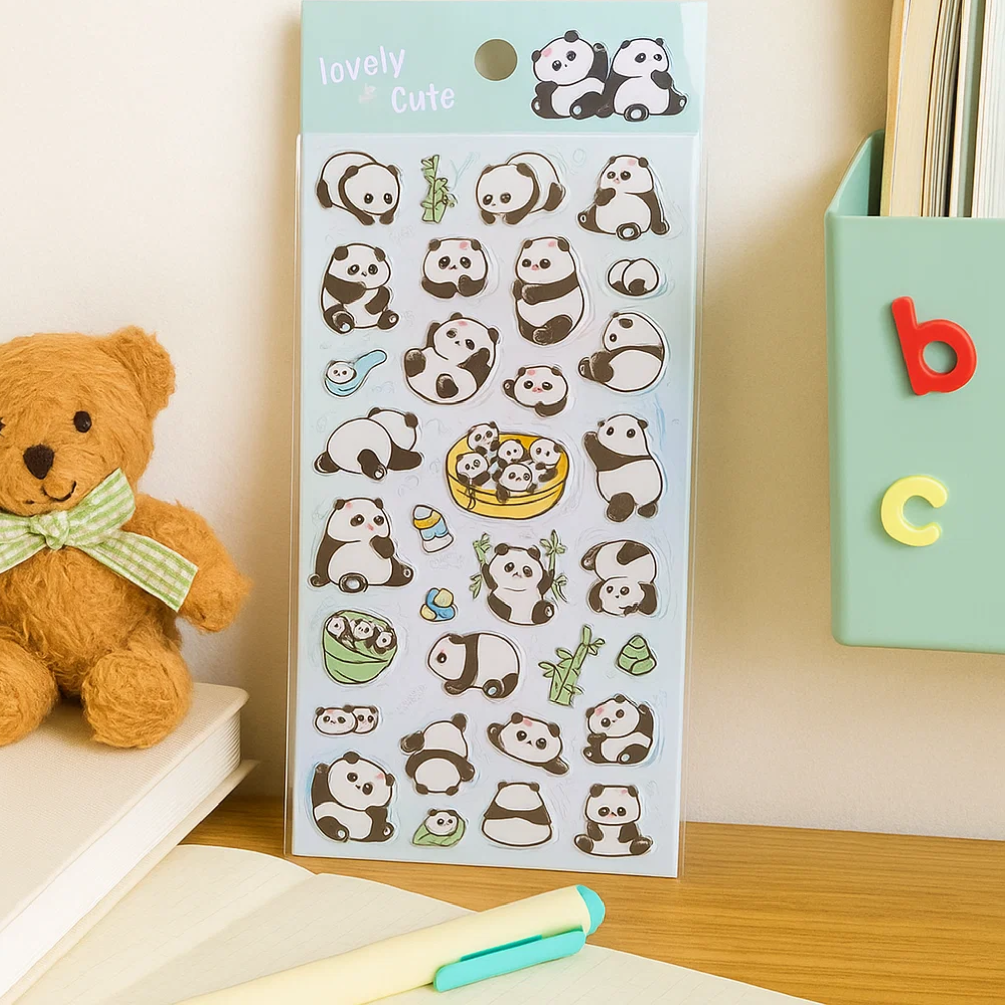 Lovely Sticker Sheet - Panda