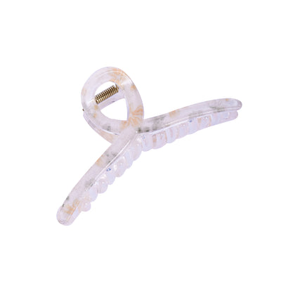 Korean Big Loop Hair Clutcher - Orange