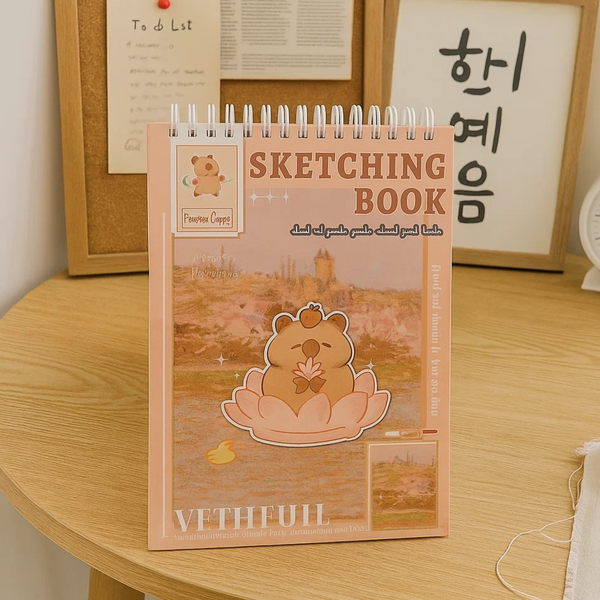 Capybara Sketching Book