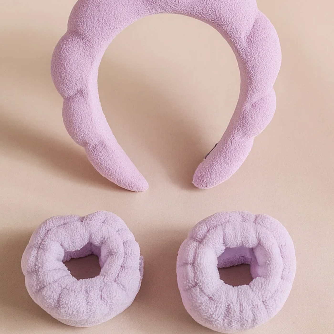 Purple Bubble Skincare Headband Hard