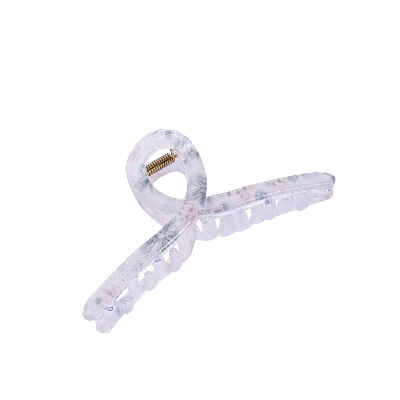 Korean Big Loop Hair Clutcher - Grey