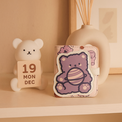 Planet Bunny Purple Wallet
