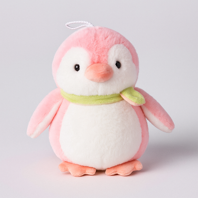 Muffler Penguin Plush Toy Pink -Small